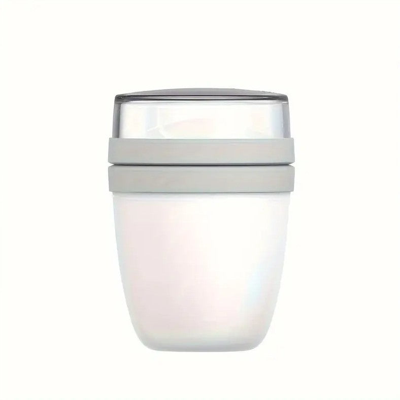 Innovative Lunchcup: The Perfect Duo for Your On-the-Go Meals - White